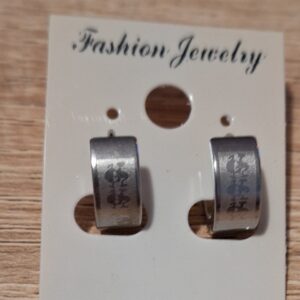 Oorbel "zilver" 01